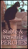 Pedestal-style scratching posts