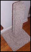 3BC Straight 30" berber carpet scratching post - Product Image