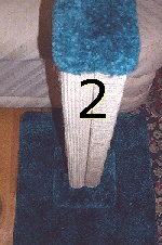 Two Pack - SW3 Straight, heavy duty reinforced 30" sisal weave scratching post - Product Image