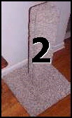 Two Pak - 3BC Straight, heavy duty reinforced 30" berber carpet scratching post - Product Image